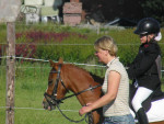 Manon met Gibly haar eerste keer